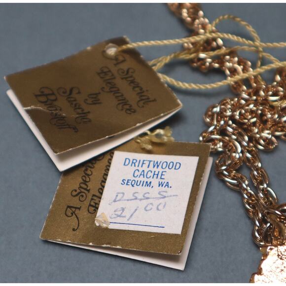 Vintage Sascha Brastoff Modernist Sea Flower Necklace Earrings Set Sascha B - Picture 10 of 10